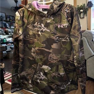 Camouflage Hoodie with Logo